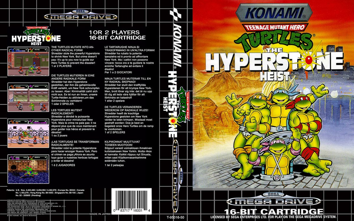 Tmnt hyperstone. Teenage Mutant Ninja Turtles игра сега. Turtles Hyperstone Heist Sega. Картридж на Sega teenage Mutant Ninja Turtles the Hyperstone Heist. Teenage Mutant Ninja Turtles the Hyperstone Heist Sega обложка.