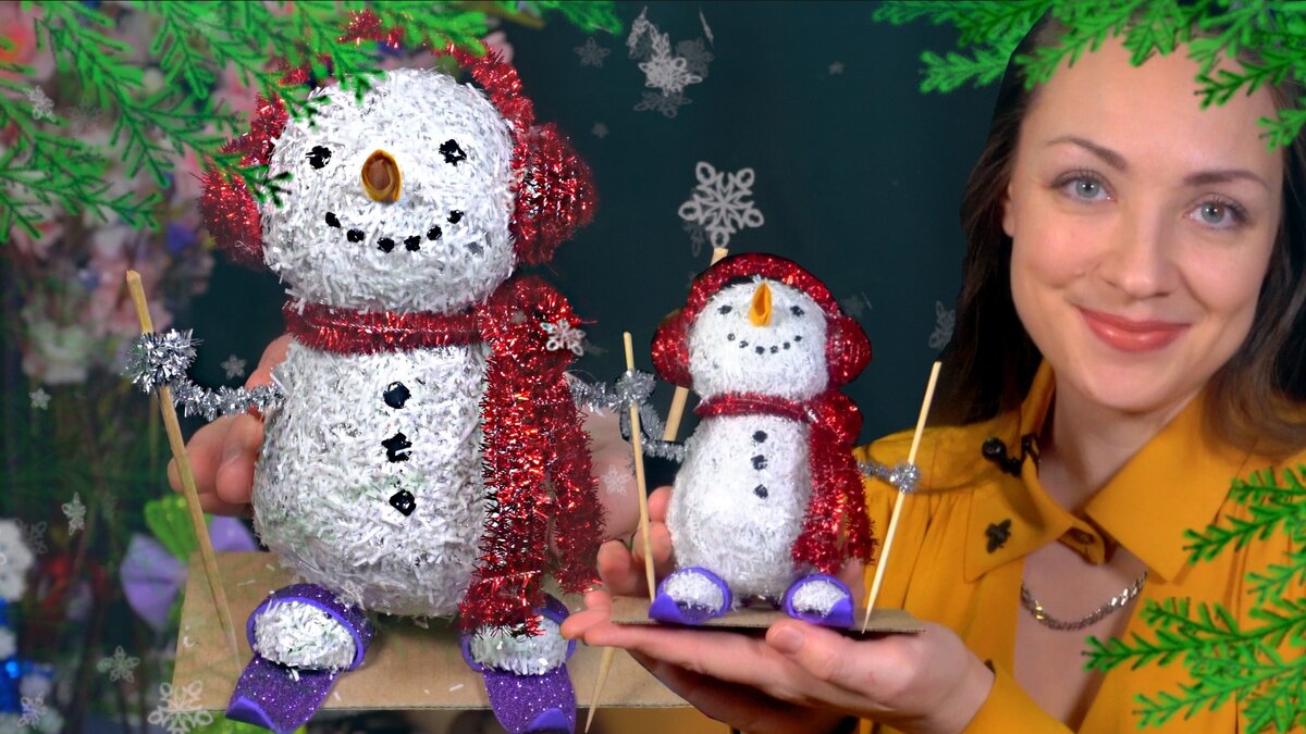 Поделка снеговик своими руками: 10 мастер-классов с фото и видео