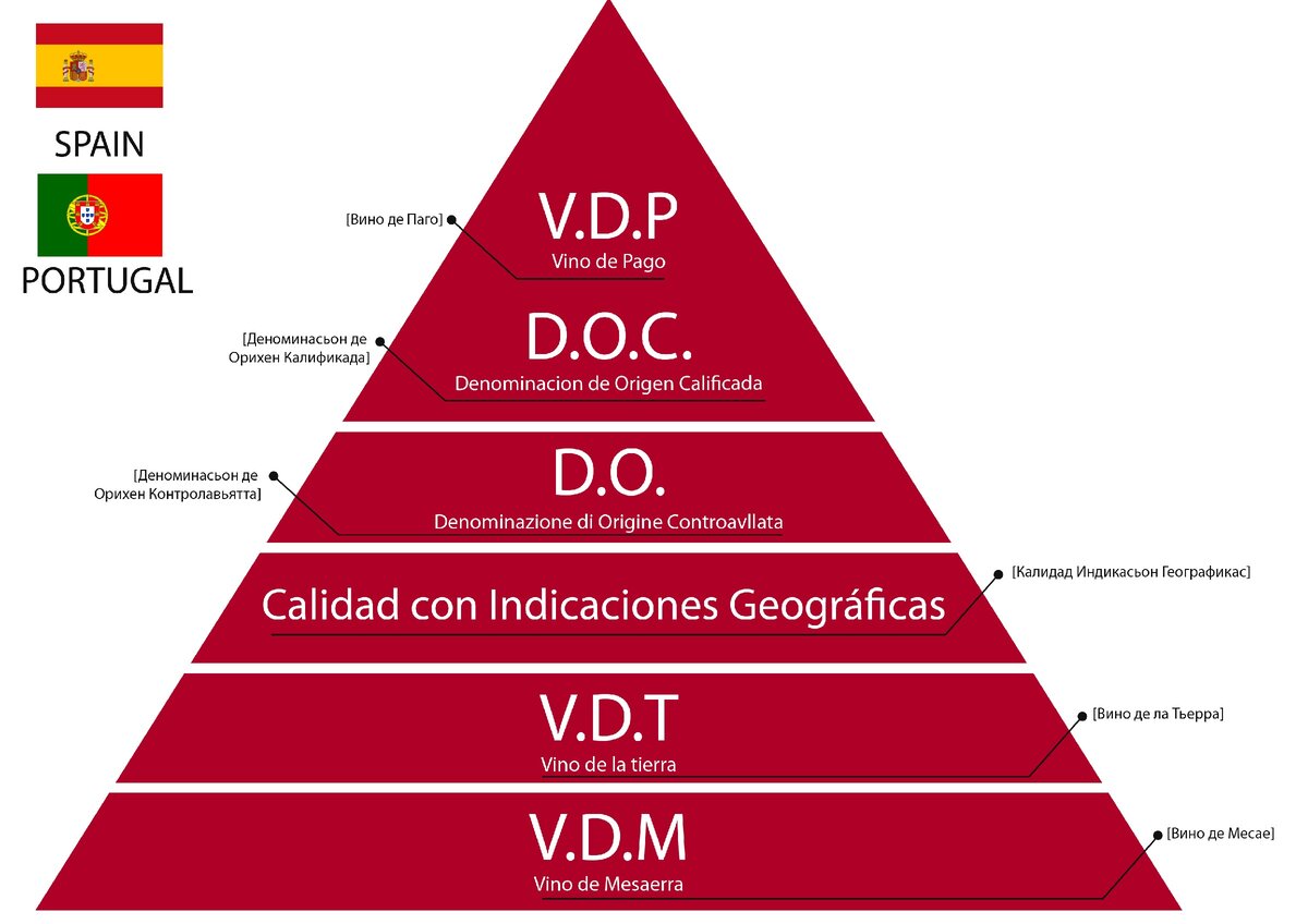 Категории испанских вин. Что искать на этикетке? | Истина о вине | Дзен