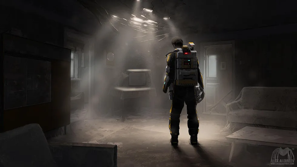 Концепт-арт Алексея Андреева для несостоявшейся телепостановки "Пикника"