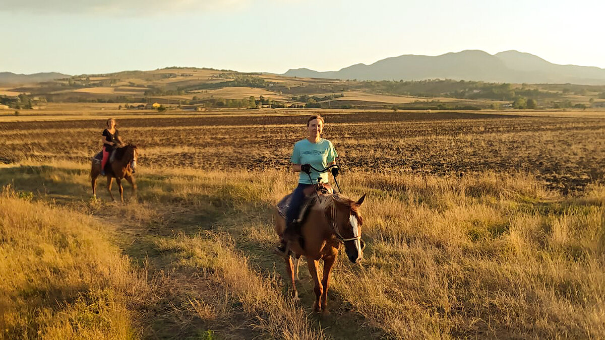 Прогулка на лошадях