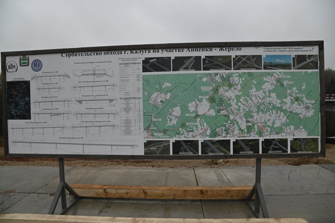 © Георгий Орлов / Пресс-служба Правительства Калужской области / admoblkaluga.ru (Строительство Северного обхода Калуги)