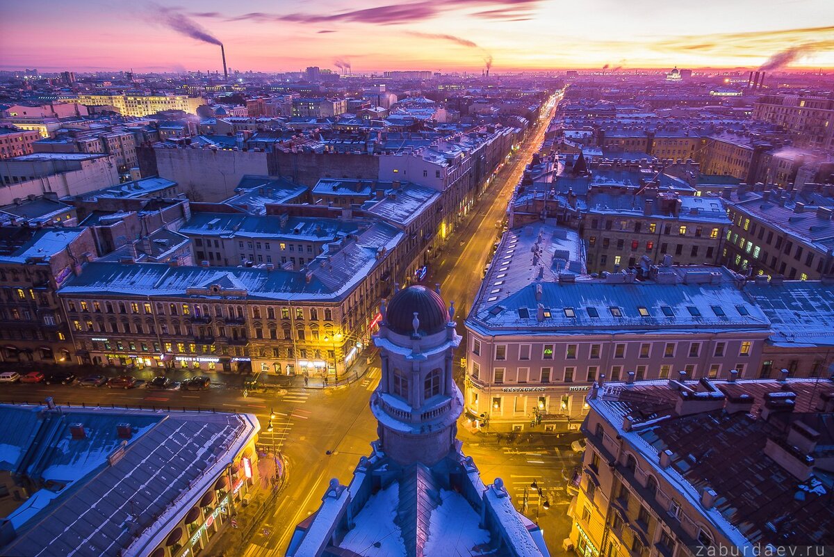Фотография Питера из открытых источников(вид сверху)
