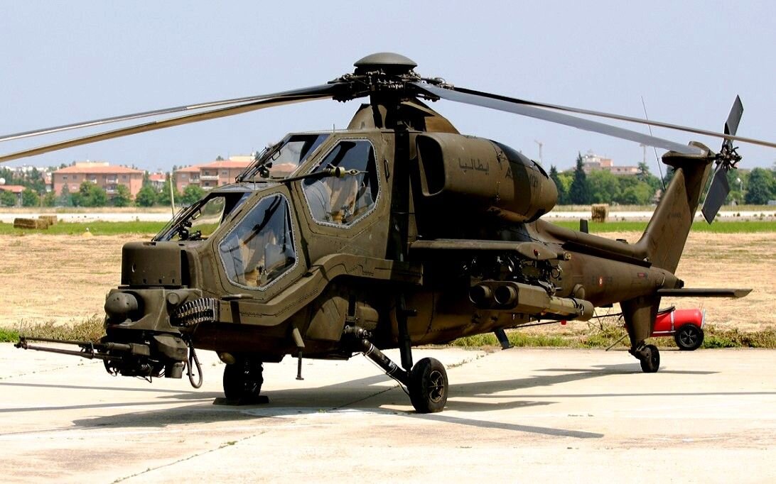  Итальянский ударный вертолёт A-129 "Mangusta. / Источник фото: Яндекс.Картинки