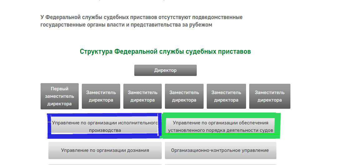 Виды судебных приставов