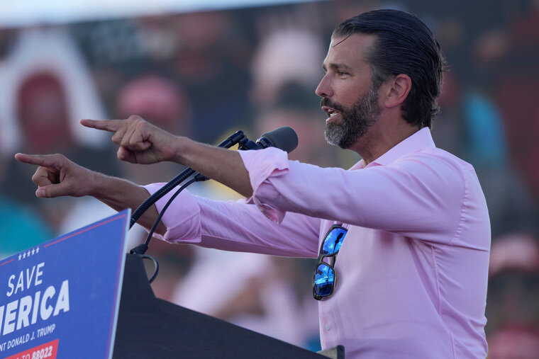    Дональд Трамп-младший раскритиковал поддержку Владимира Зеленского