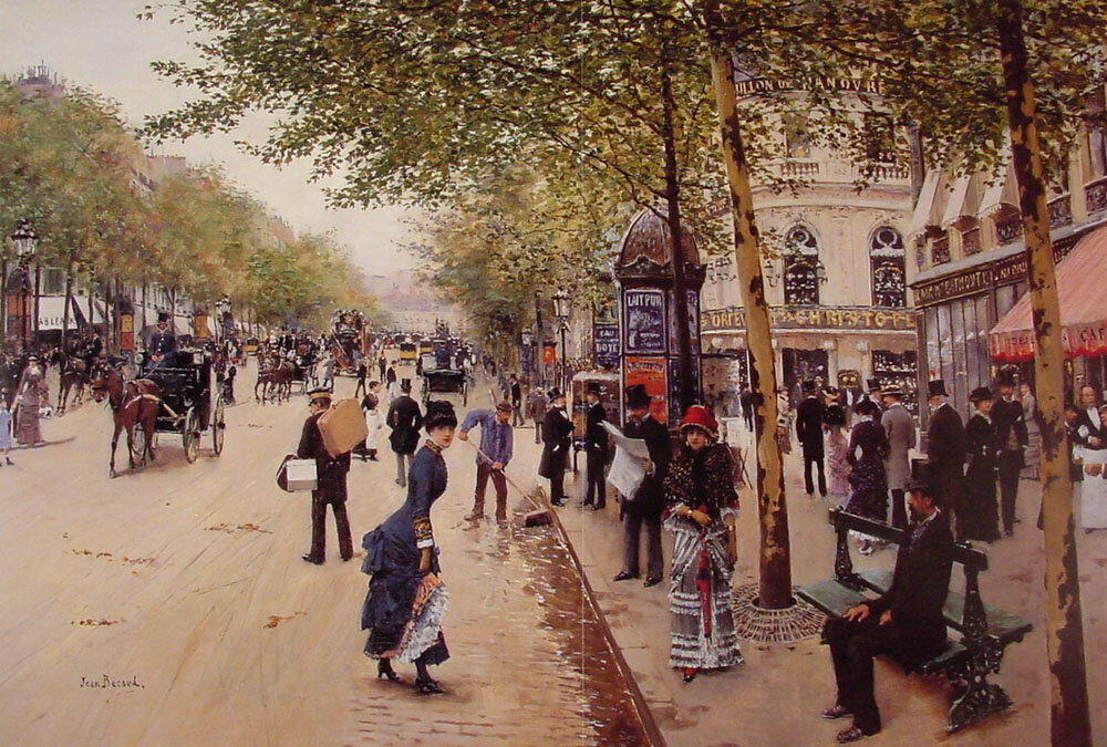 Jean Béraud. Boulevard des Capucines.