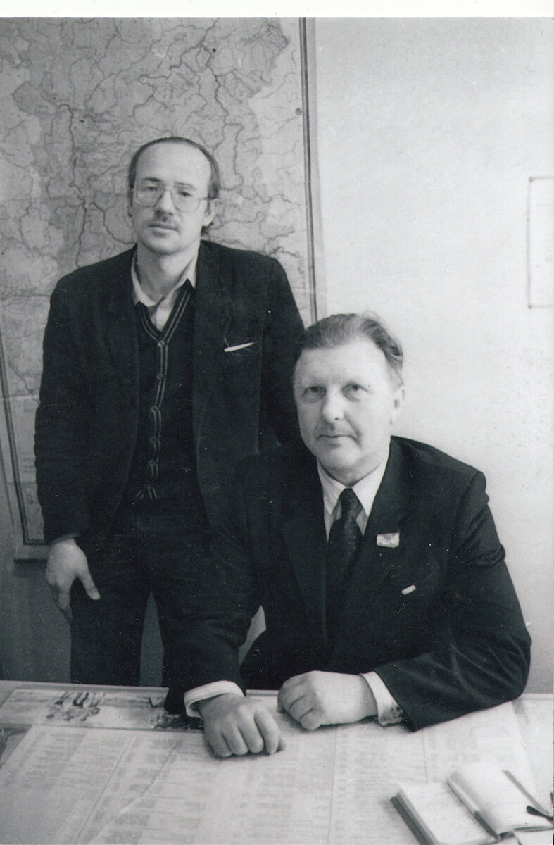 На снимке: автор статьи с Владимиром Стофато.