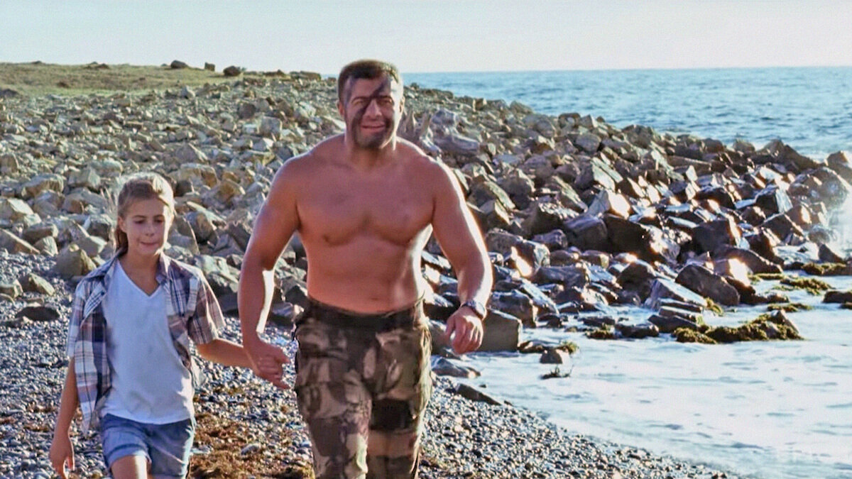 Кадр из фильма «День Д» со съемок на Большом Утрише (Анапа)