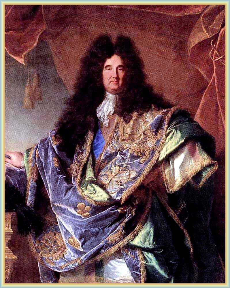 Филипп де Курсийон, маркиз де Данжо (1638—1720). Портрет работы Гиацинта Риго. 1702 г. Версальский Дворец.