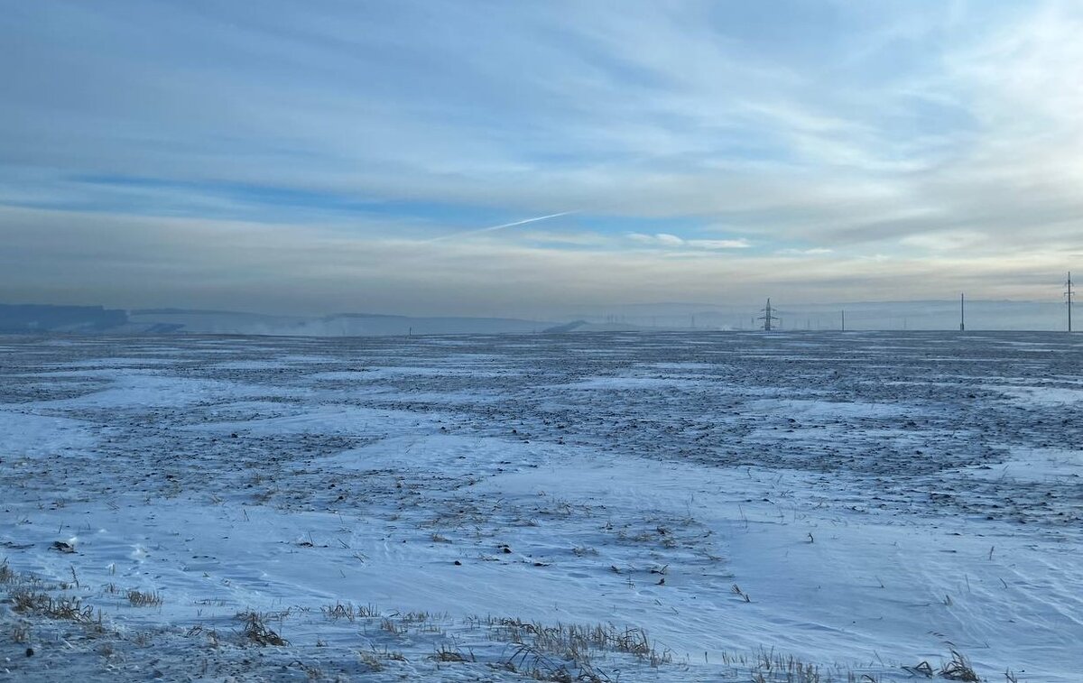 Холмов не видно