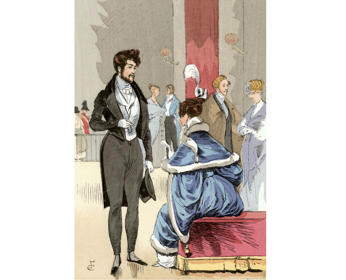 "Бал, 1834", Франсуа Курбуан, 1898. (с) Из коллекции Университетской библиотеки Брауна