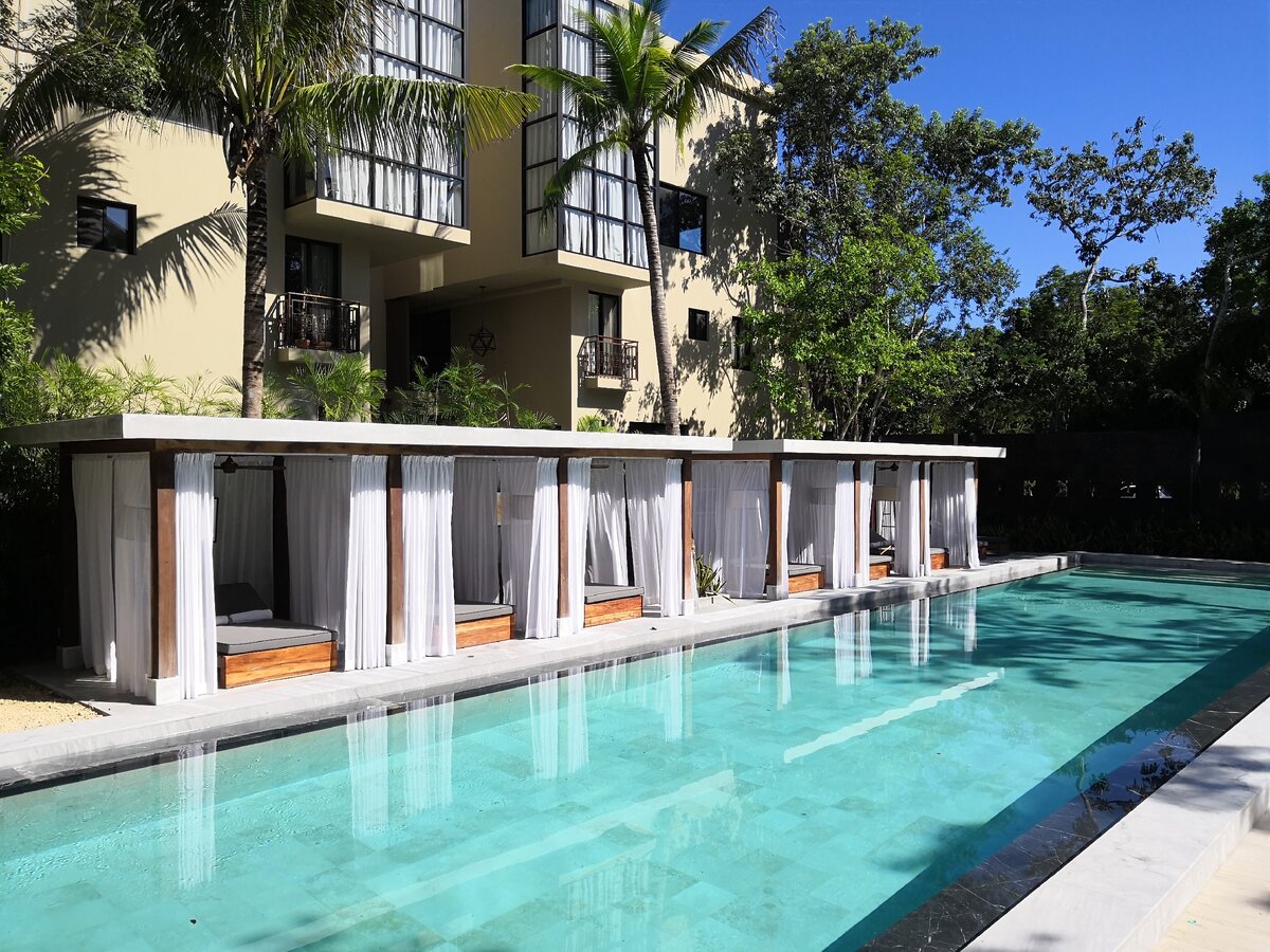 Кондо отель "Арт Хаус" в Алдеа Зама, Тулум