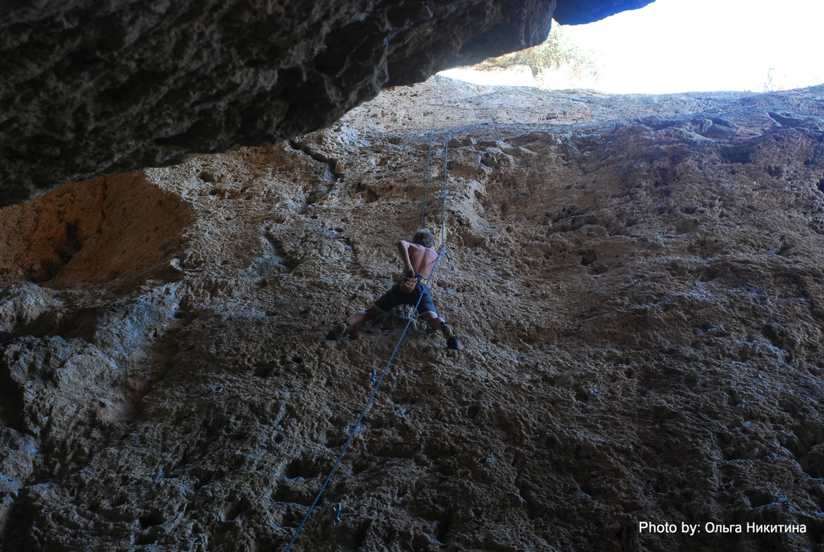 Верёвочная страховка в действии