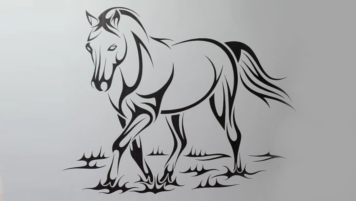 Нарисую на небе лошадь