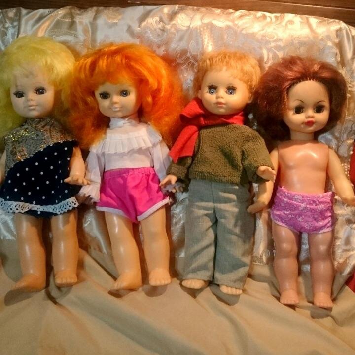 Советские куклы.