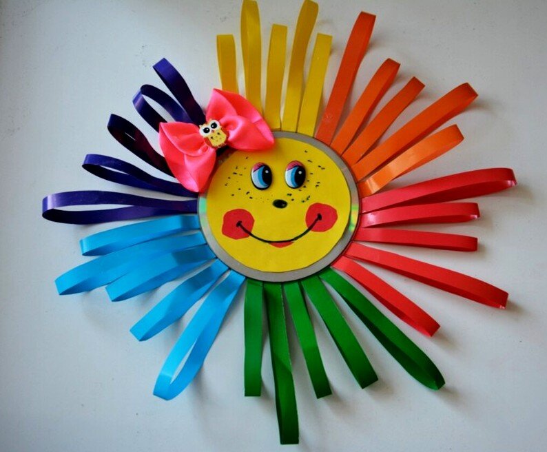 Поделка солнышко своими руками - 83 фото идеи самодельных изделий для детей детского сада и школы