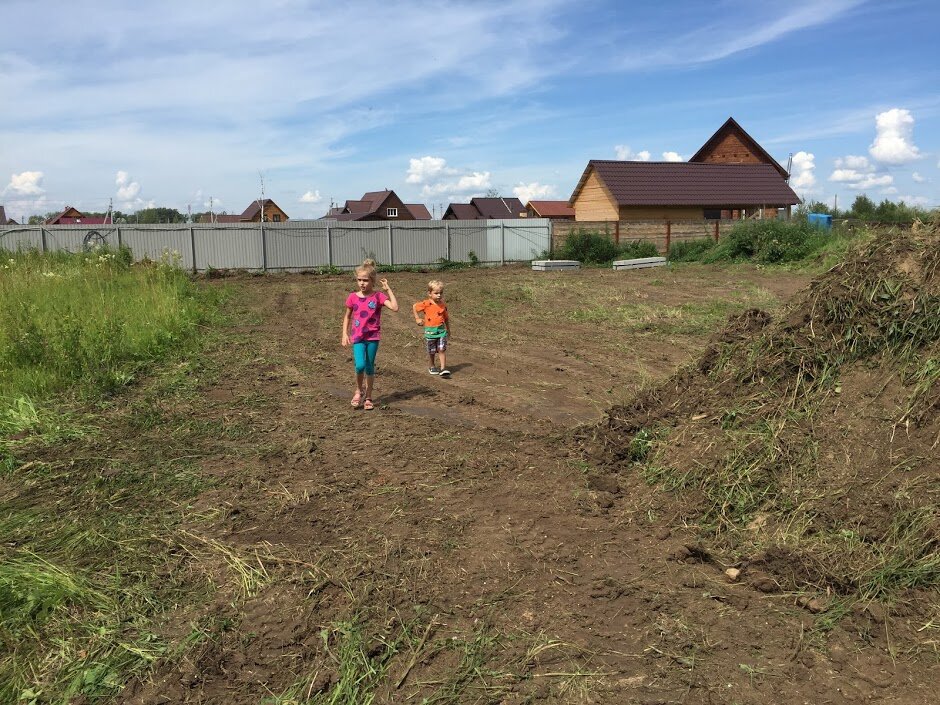 Выравниваем участок