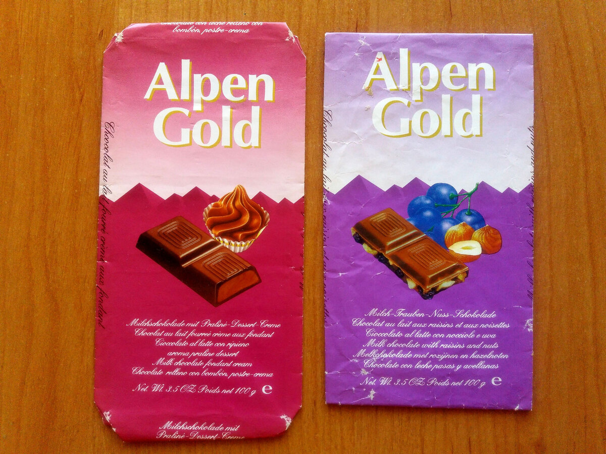 Alpen Gold печенье и Изюм