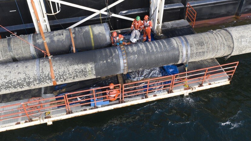 Прокладка газопровода "Северный поток-2". Источник: RT/ Nord Stream 2 / Aксель Шмидт.