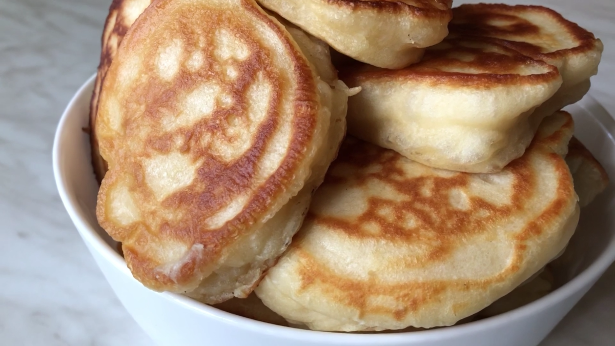 Пышные и очень вкусные оладья