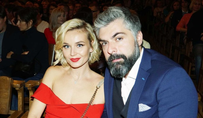 Полина Гагарина с супругом. Фото: Ekaterina Tsvetkova/Global Look Press/www.globallookpress.com