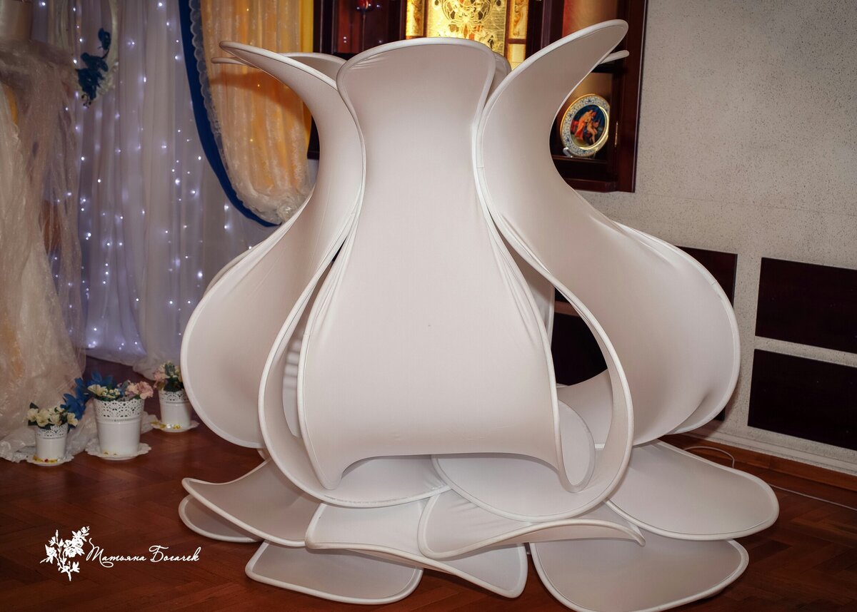 Цветок из ткани