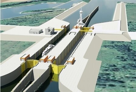 Проект Нижегородского гидроузла