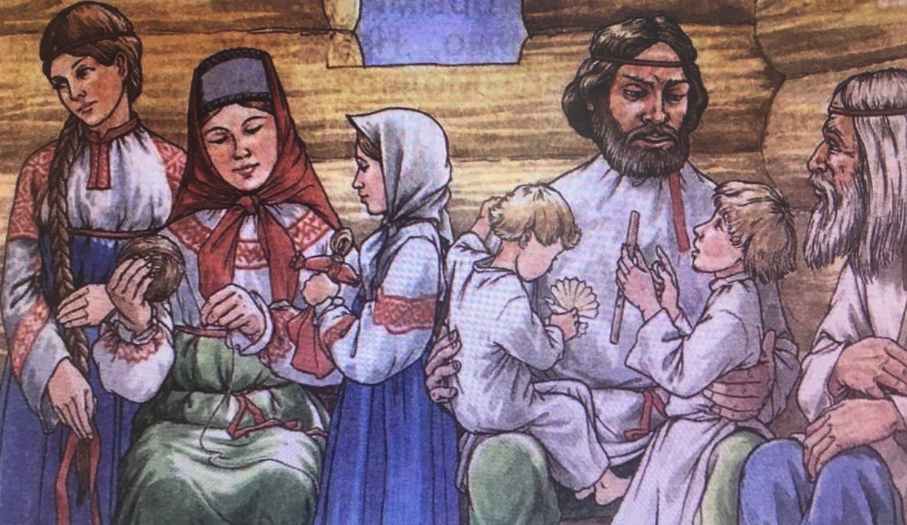 Семья древних славян