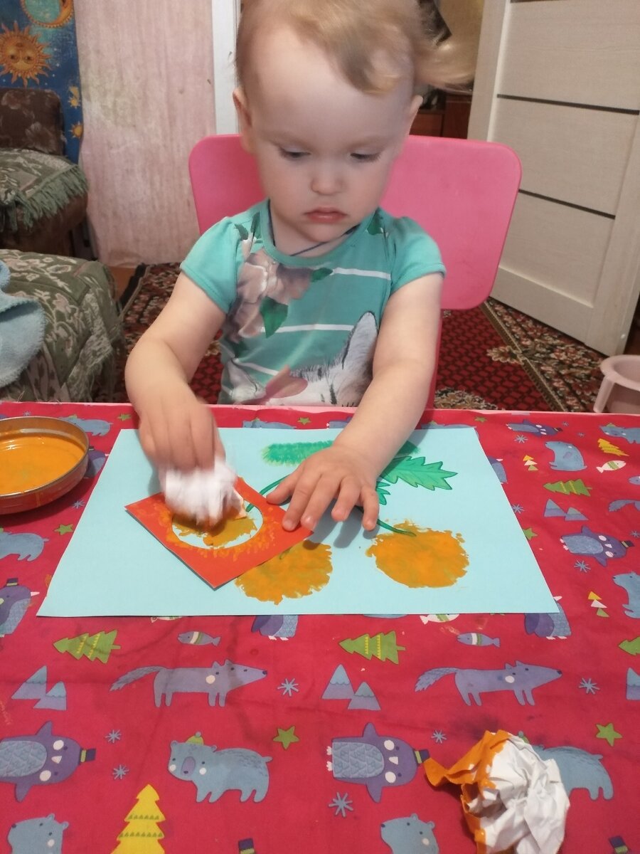 Рисуем одуванчики