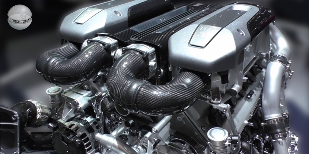 Двигатель Bugatti Chiron