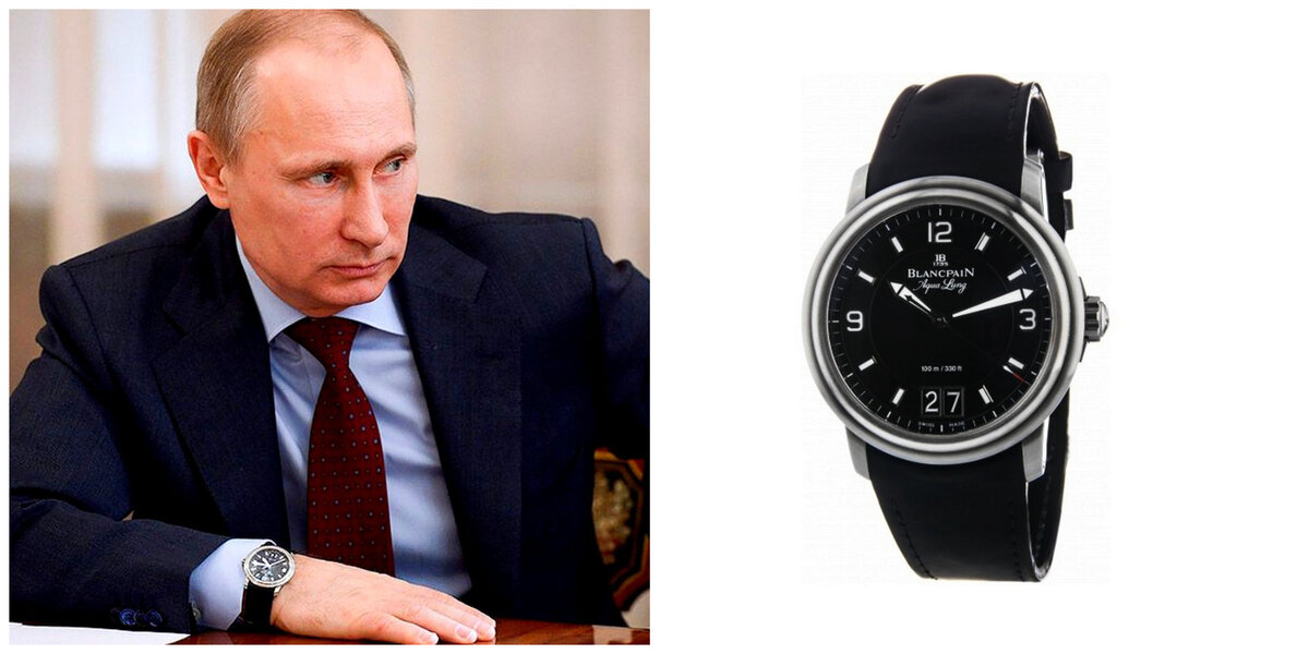 На какой руке мужчины носят часа. Часы Путина Blancpain Aqualung. Blancpain Aqualung grande Date Путин. Часы Blancpain Aqualung Путин. Часы Путина Blancpain Leman.