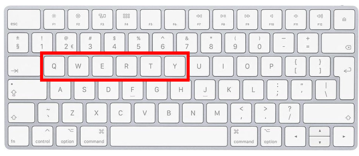 Клавиатура с раскладкой QWERTY