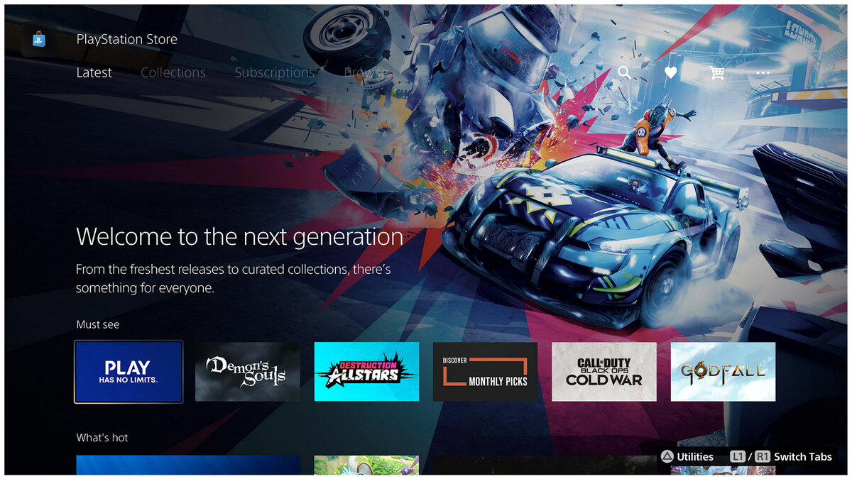 Скриншот с сайта PlayStation