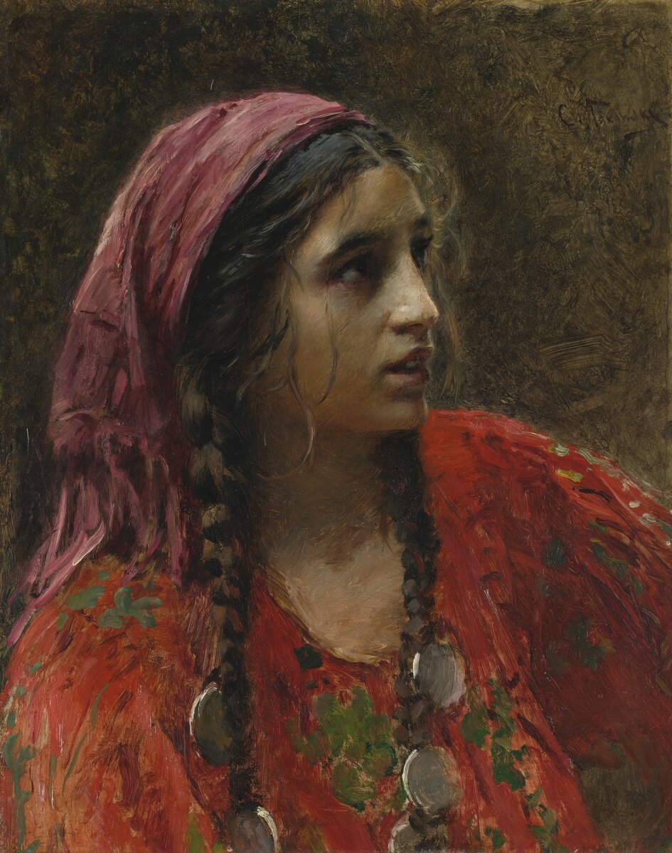 Художник Маковский "Цыганка"