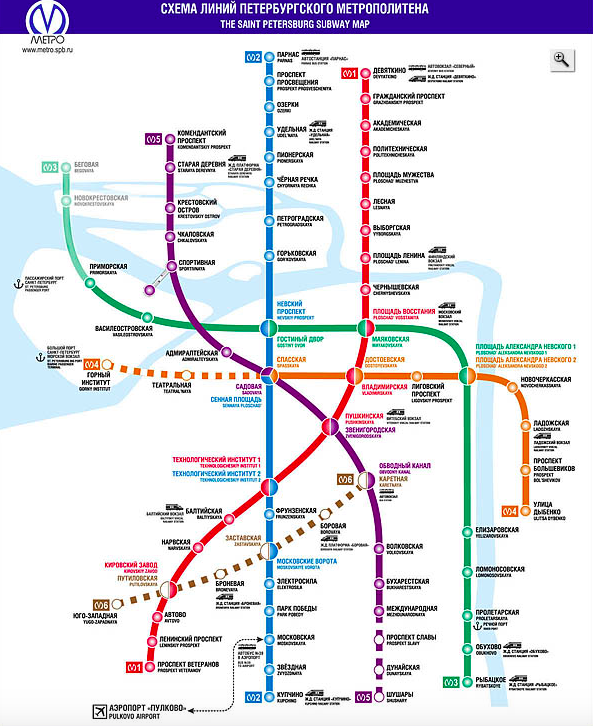 Карта метро спб новая 2021