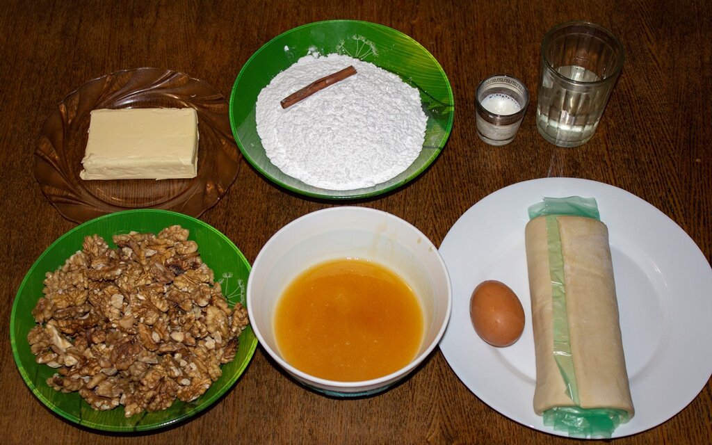 Ингредиенты для пахлавы