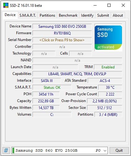Изображение 1, SSD-Z