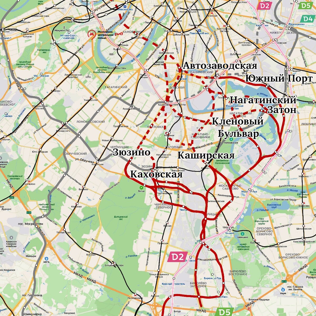 Последние новости по Бирюлевской линии Московского метрополитена