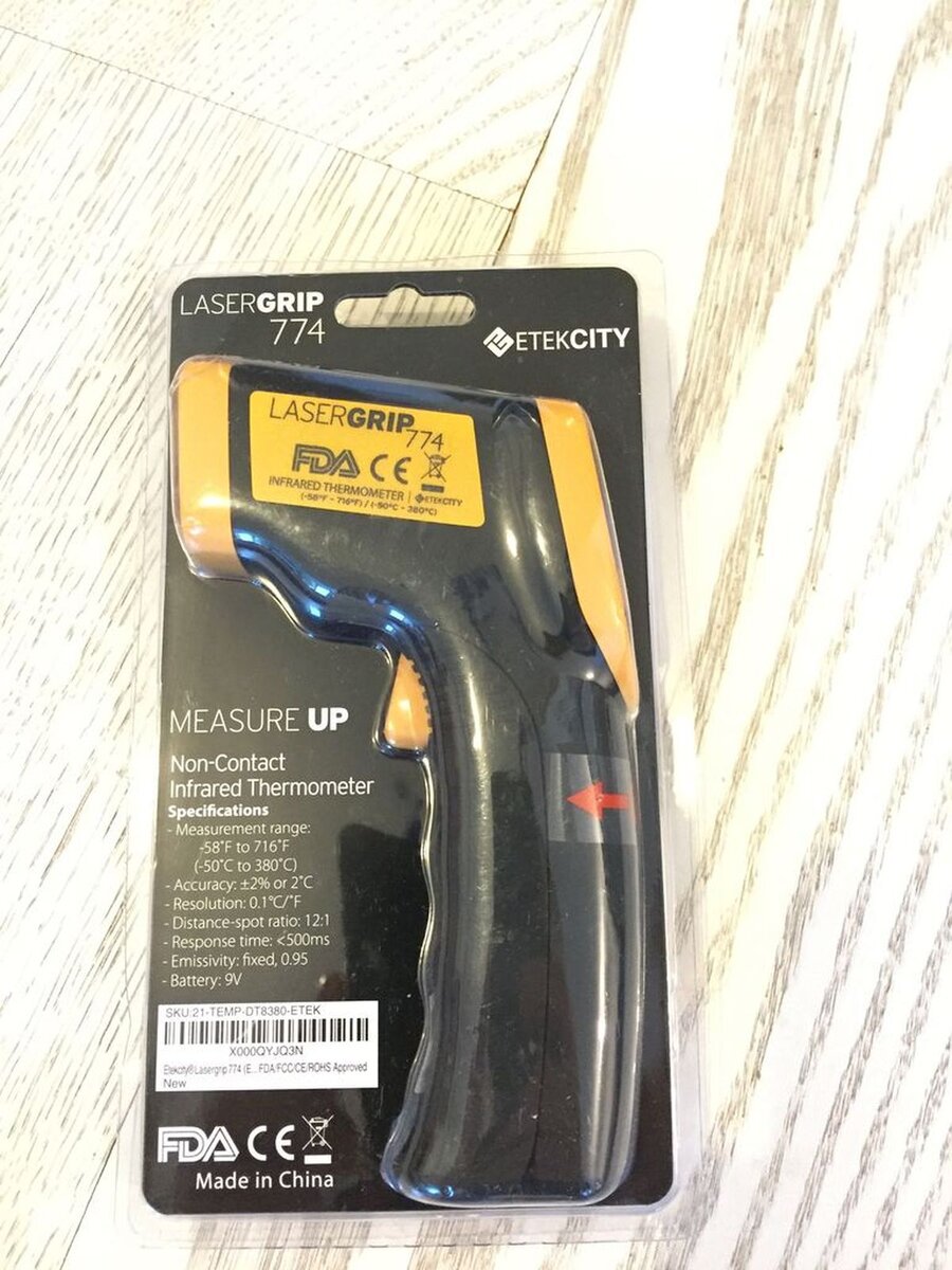 Etekcity Lasergrip 774 Non-contact Digital Infrared Thermometer