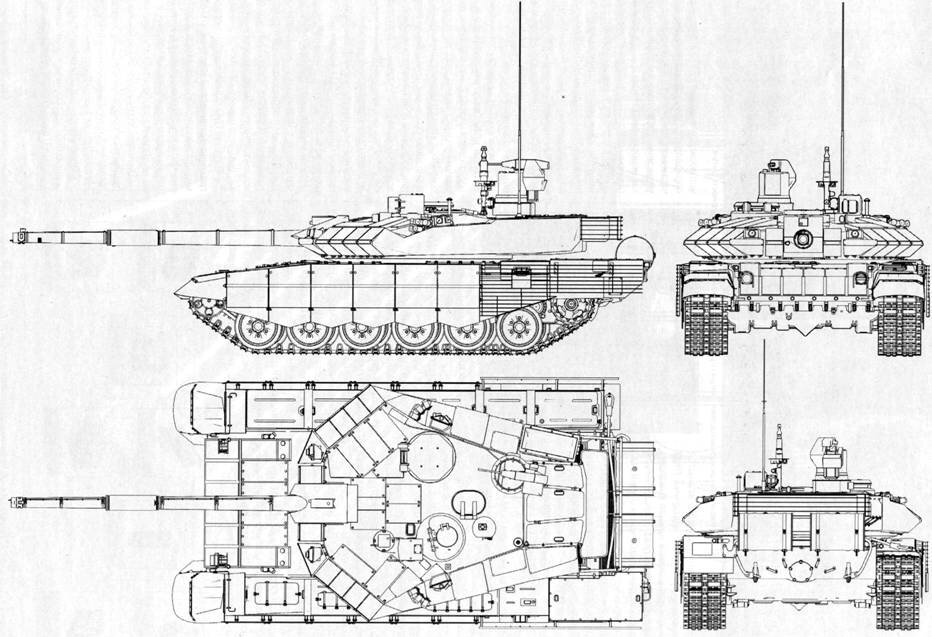 Чертежи корпуса танка т 72