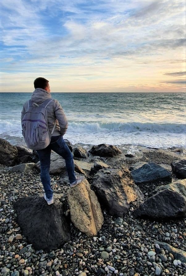 Один из красивых сочинских видов в декабре 2020