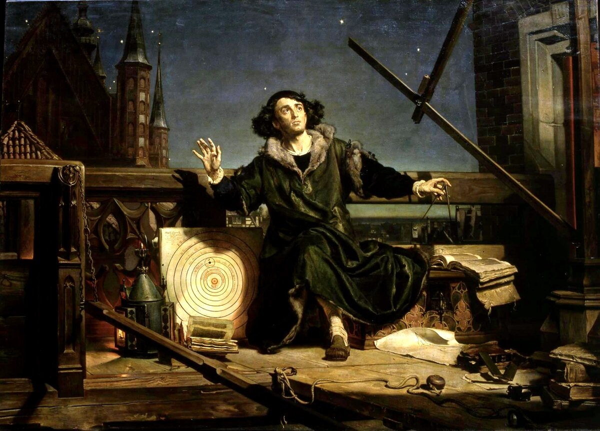 Ян Матейко. Коперник. Беседа с Богом. 1873