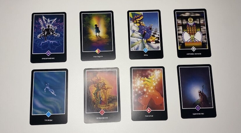 Новогоднее гадание на картах таро: Что вас ждёт на Новый год. Один из вариантов расклада. Фото автора 