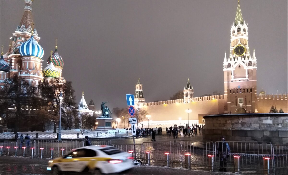 Красная площадь в канун Нового 2021 года