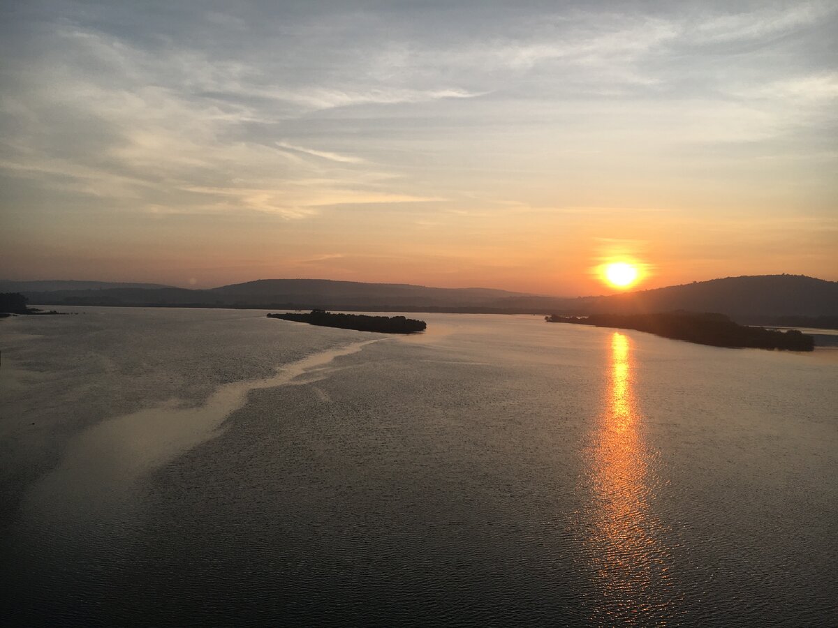 Рассвет 1 Января. Мост между штатами Гоа и Махараштра.