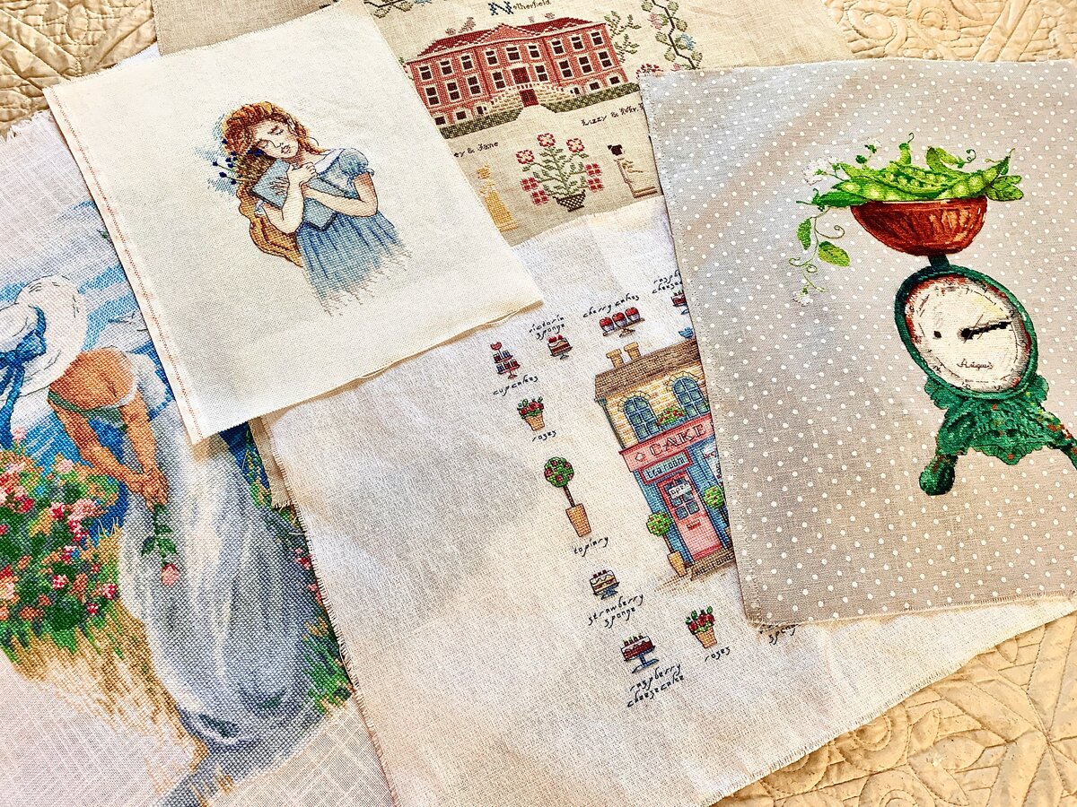 Мои вышитые работы за лето 2020 года.