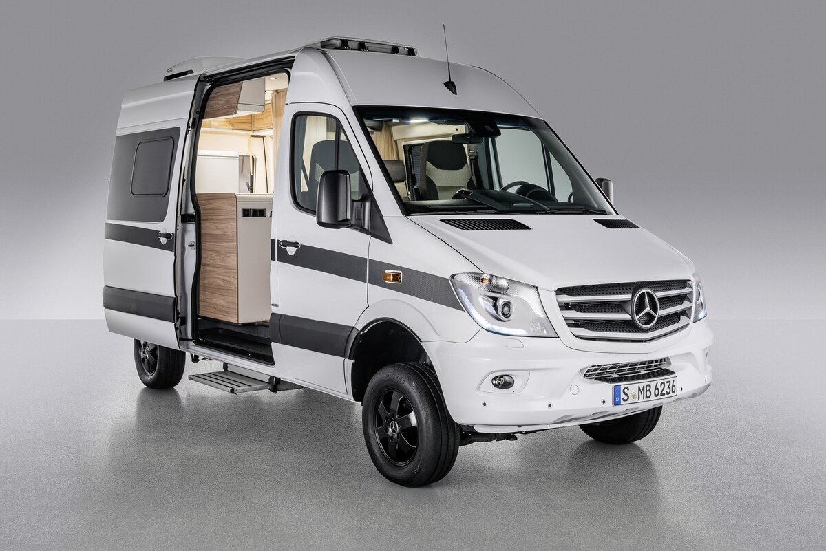 Современный автодом-яхта на базе Mercedes Sprinter