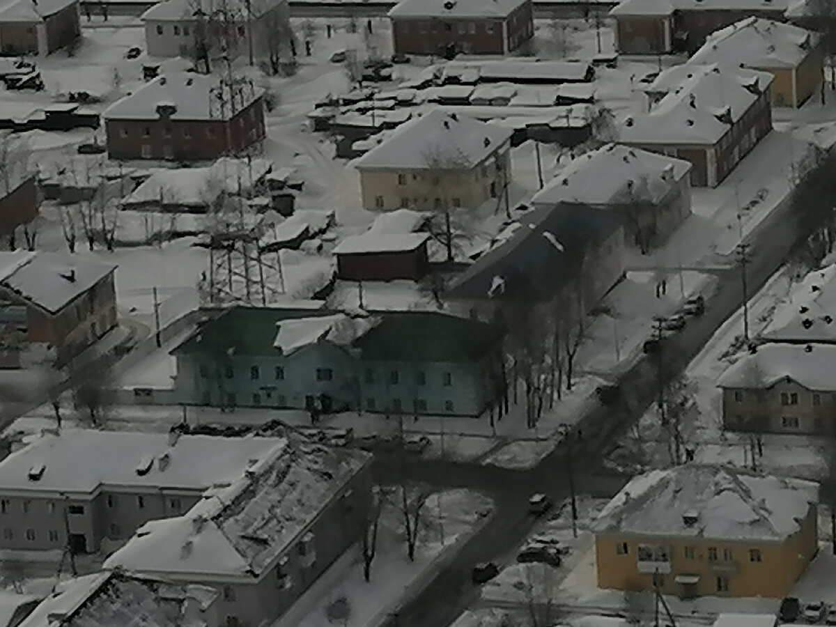 Вид с птичьего полёта. Удалось заснять весной, во время моего полёта на вертолёте.