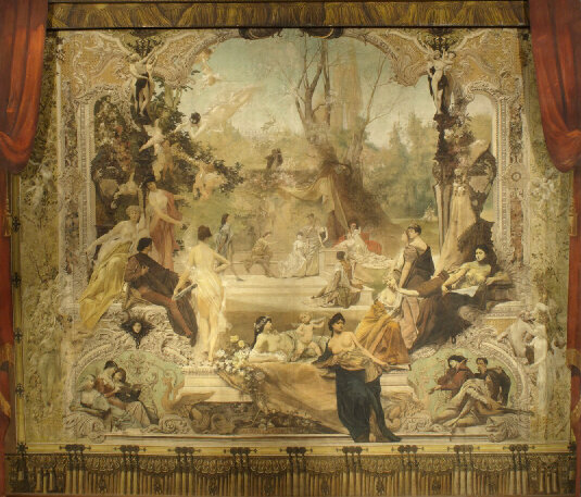 Занавес Карлсбадского городского театра